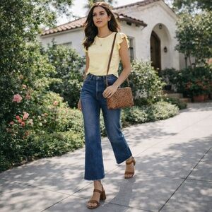 Hudson Farrah NWT High Rise Boot Cut Dark Indigo Rinse, Size 26